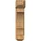 Ekena Millwork Balboa Craftsman Rough Sawn Bracket w/ Offset Brace, Western Red Cedar, 8"W x 24"D x 36"H BKT0806X24X36BOA04RWR - alternate 4